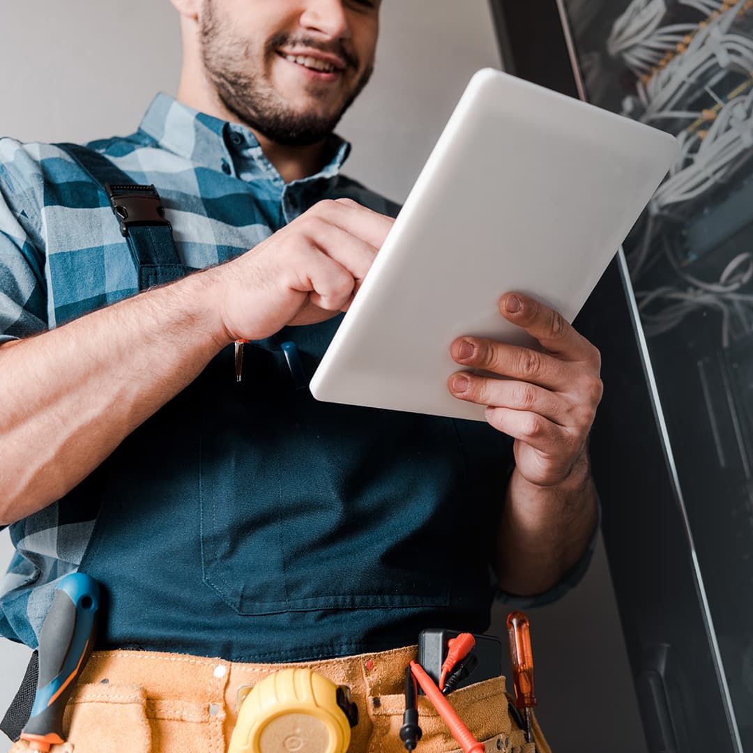 High-tech maintenance technician